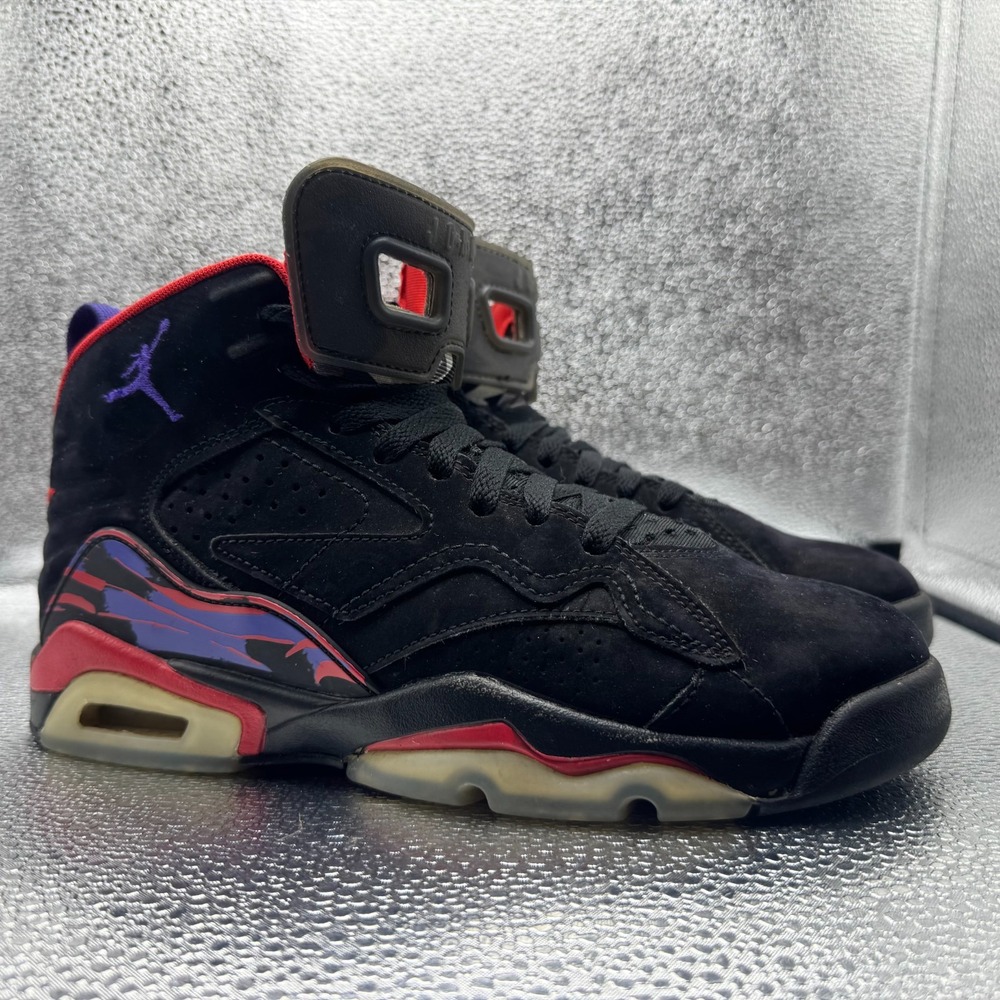Size 6.5Y Nike Air Jordan Jumpman GS Raptors Black Red Kids Shoes DZ5577-006